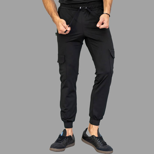 Men's Pants 910 Black Super Stretch, Scrubs 910