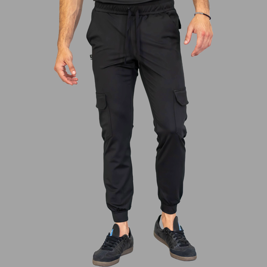 Men's Pants 910 Black Super Stretch, Scrubs 910