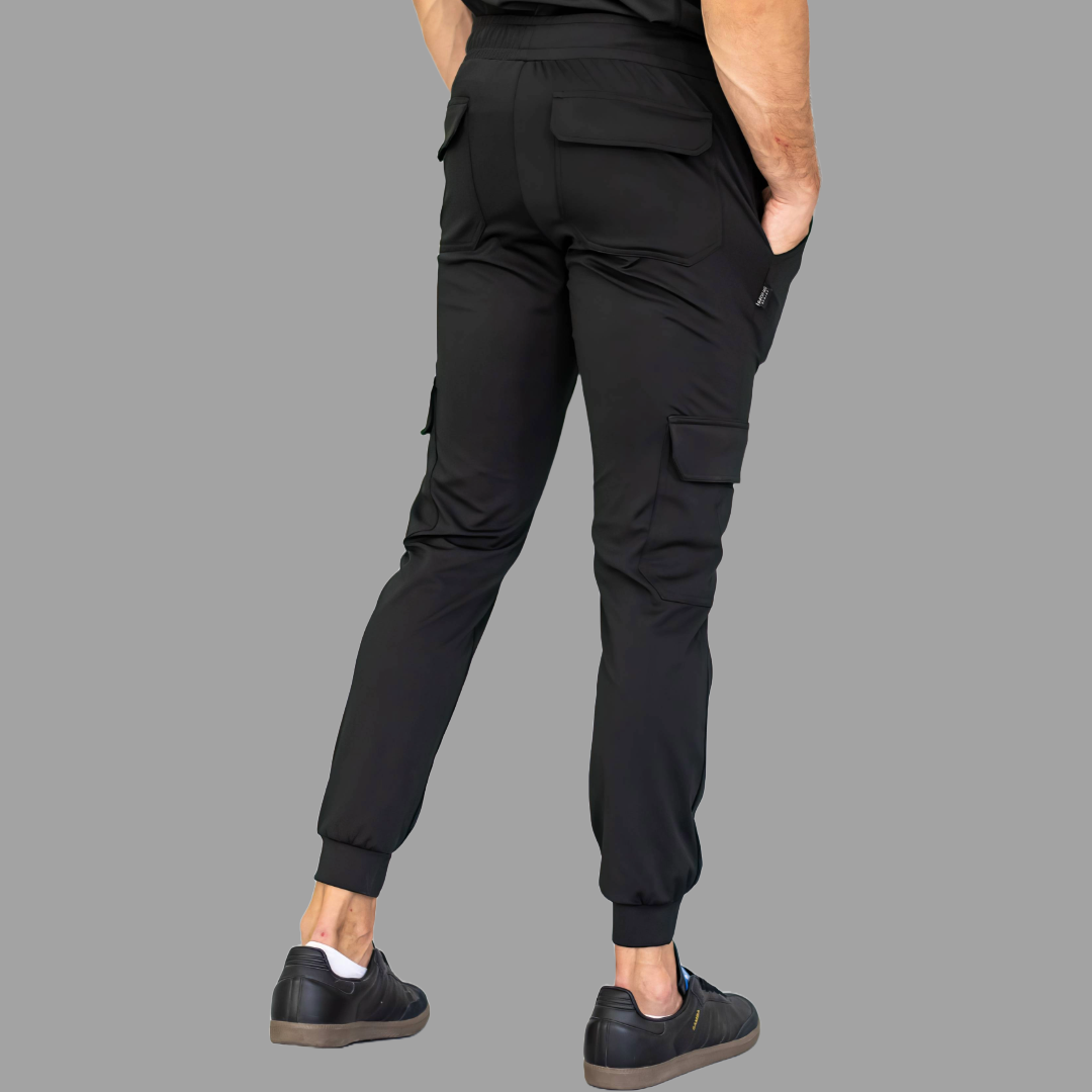 Men's Pants 910 Black Super Stretch, Scrubs 910