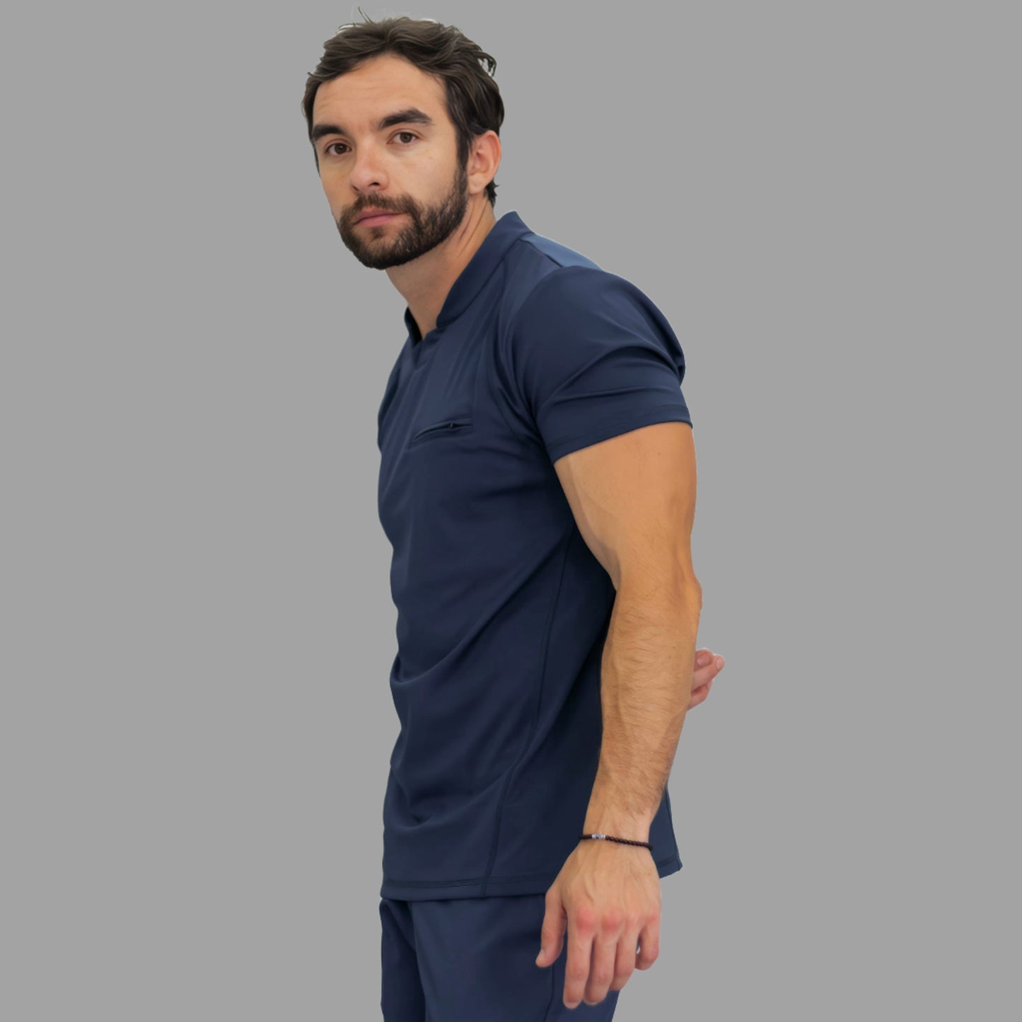 Men's Top 910 Navy Blue Super Stretch