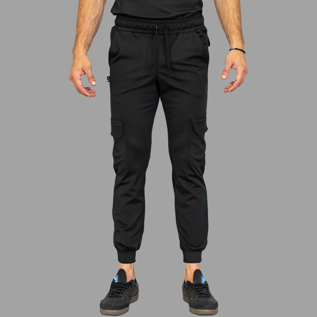 Men's Pants 910 Black Super Stretch, Scrubs 910
