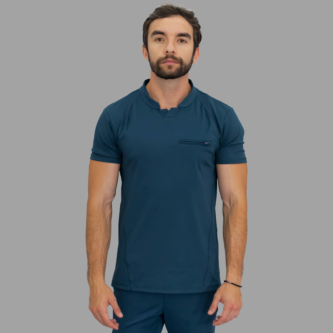 Men's Top 910 Airforce Blue Super Stretch, Scrubs 910
