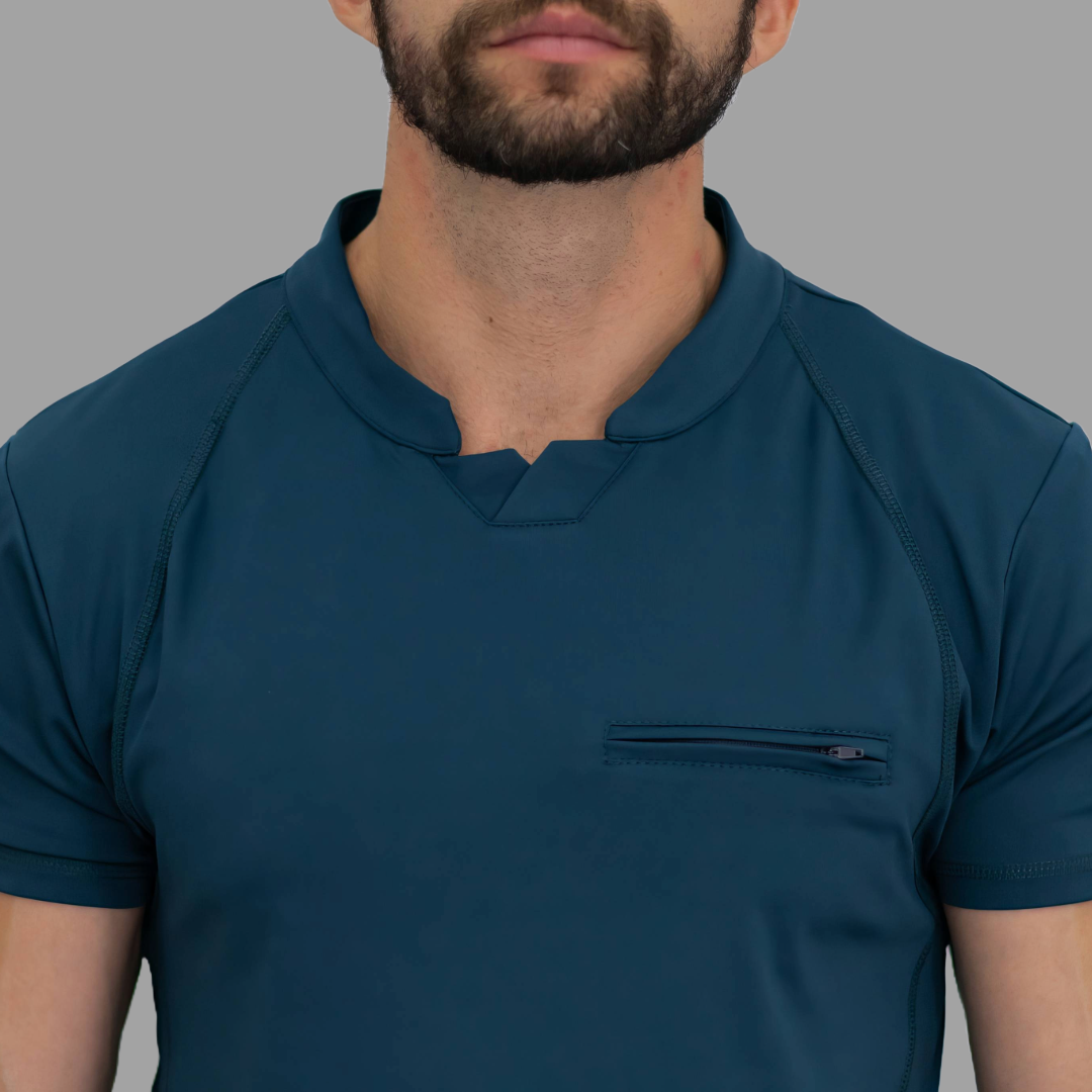 Men's Top 910 Airforce Blue Super Stretch, Scrubs 910