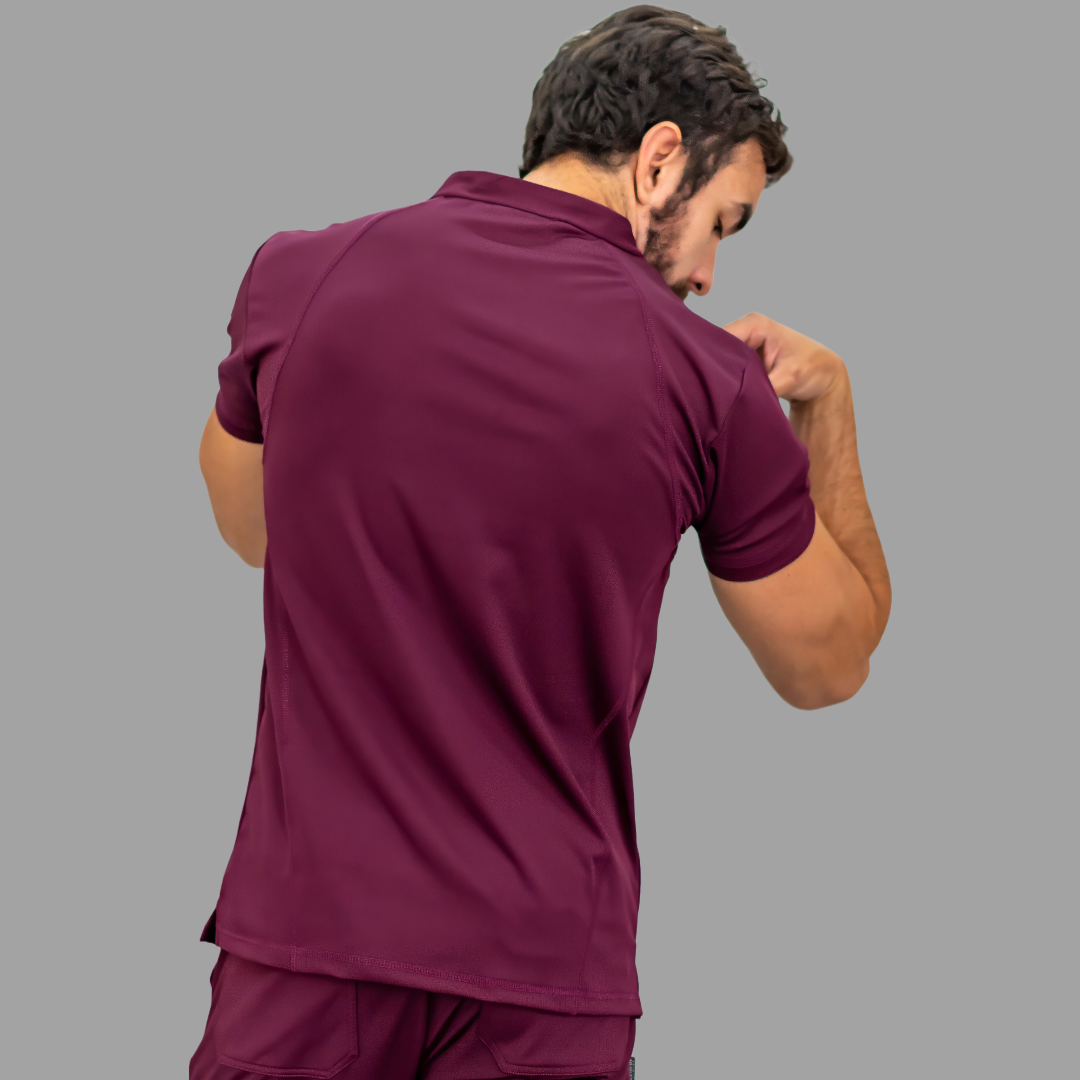 Men's Top 910 Wine Super Stretch, Scrubs 910