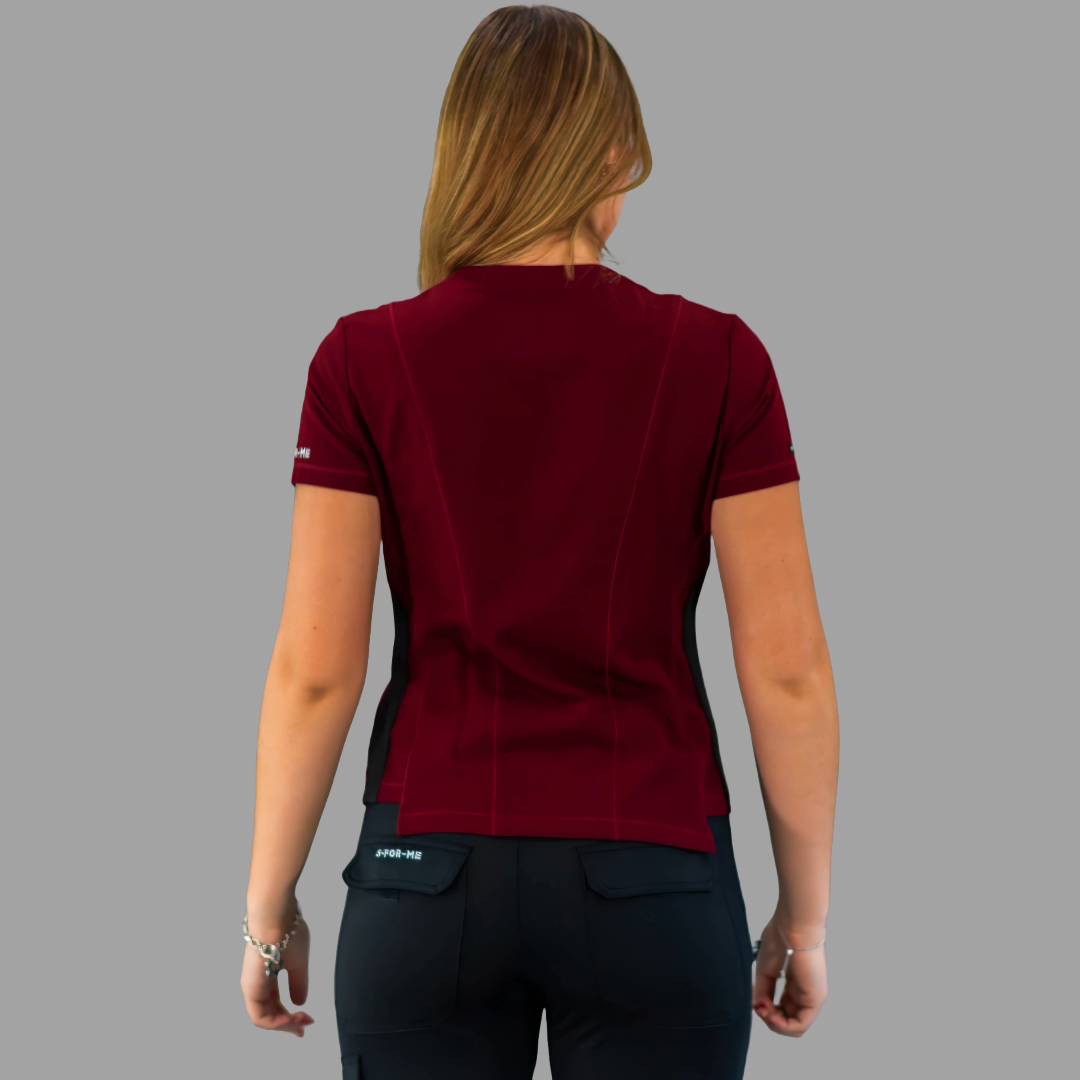 Women’s Waterproof 301 Burgundy/Black Top, Scrubs style 301