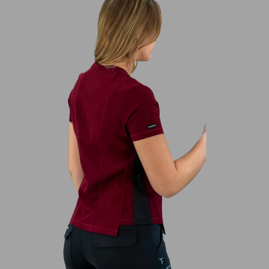 Women’s Waterproof 301 Burgundy/Black Top, Scrubs style 301