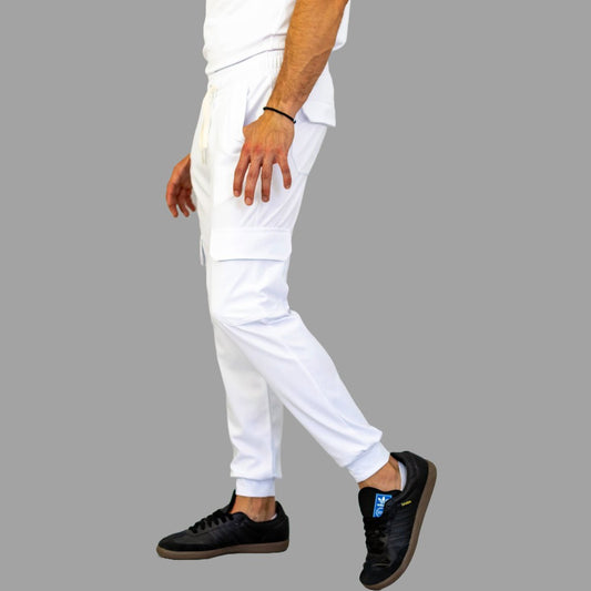 Men's Pants 910 White Super Stretch, Scrubs 910