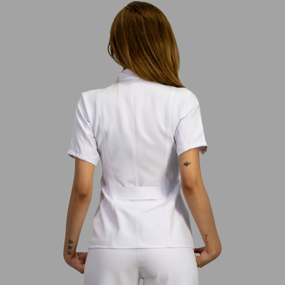 Women's Classical Pure White Top