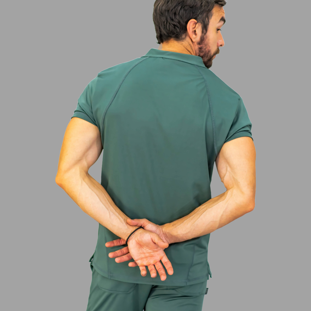 Men's Top 910 Jasper Green Super Stretch, Scrubs 910