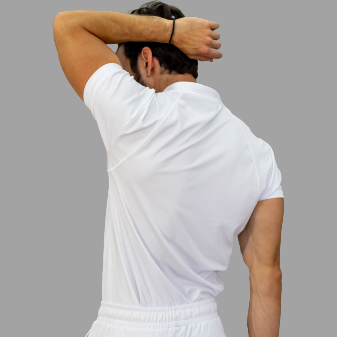 Men's Top 910 White Super Stretch, Scrubs 910