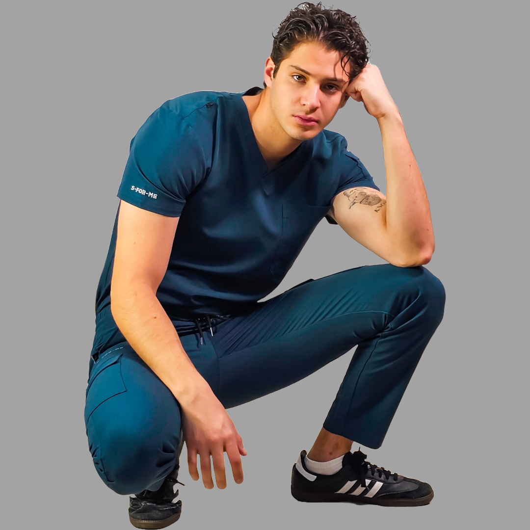 Men’s Scrub Pants style 300 Caribbean Blue