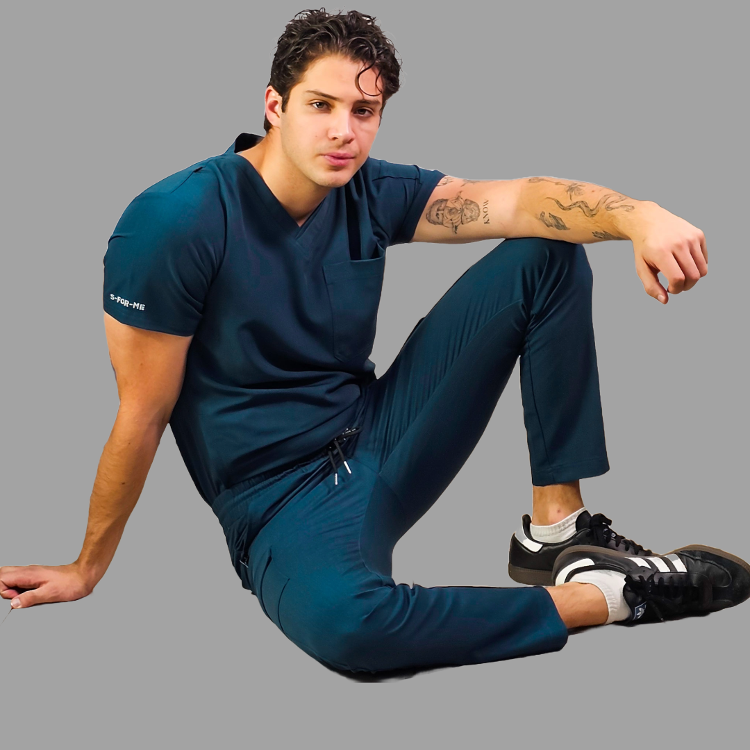 Men’s Scrub Pants style 300 Caribbean Blue