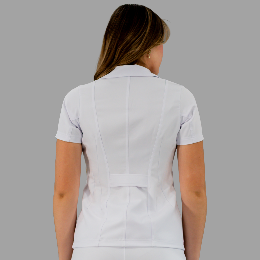 Women's Classical Alviero White Top