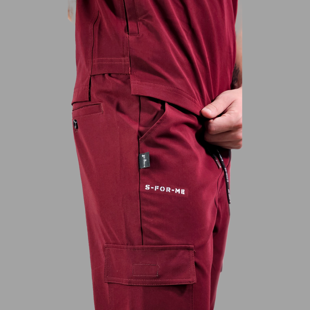 Men’s Scrub Top style 300 Burgundy