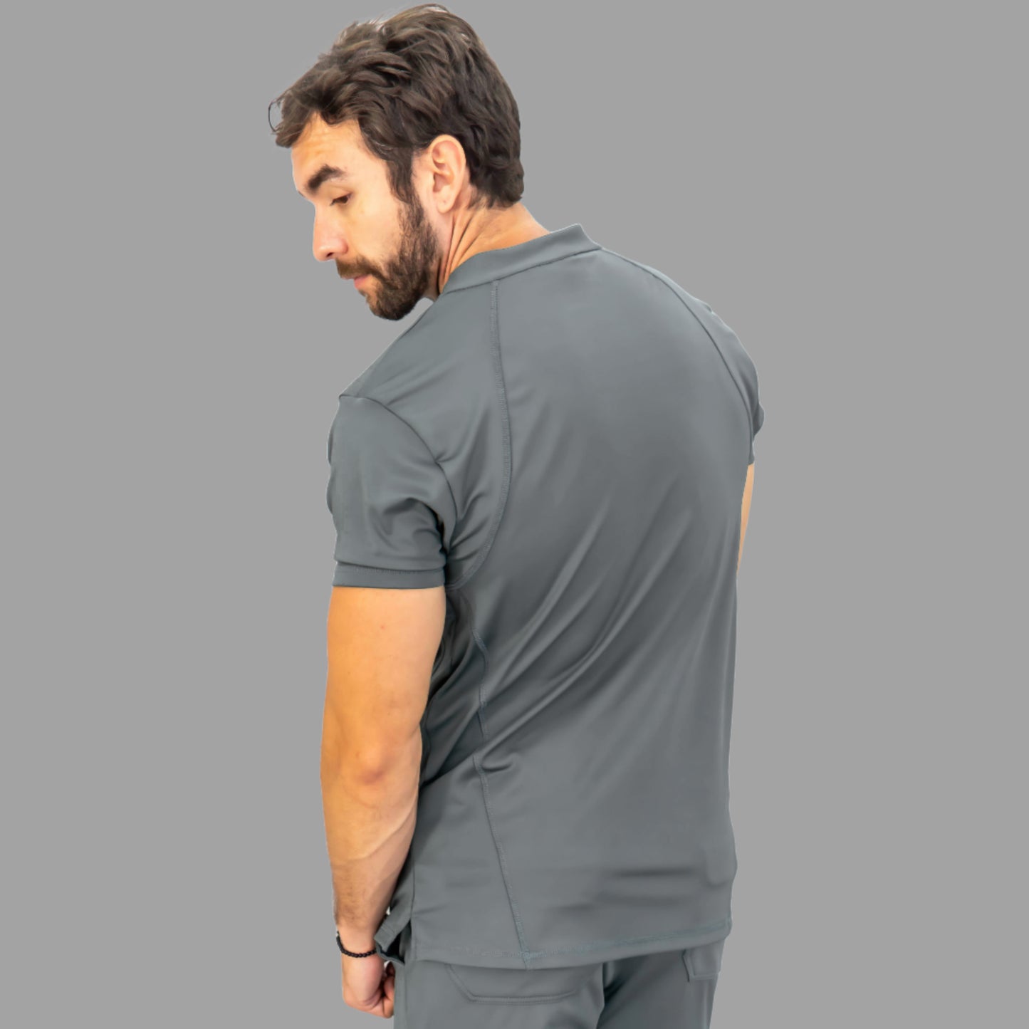Men's Top 910 Medium Gray Super Stretch, Scrubs 910