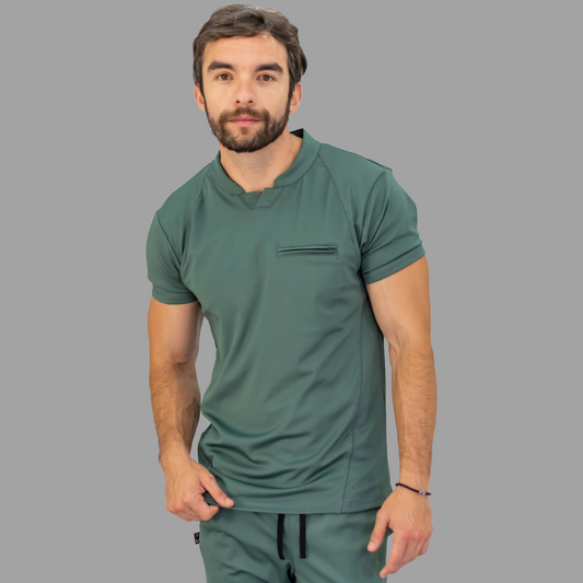 Men's Top 910 Jasper Green Super Stretch, Scrubs 910
