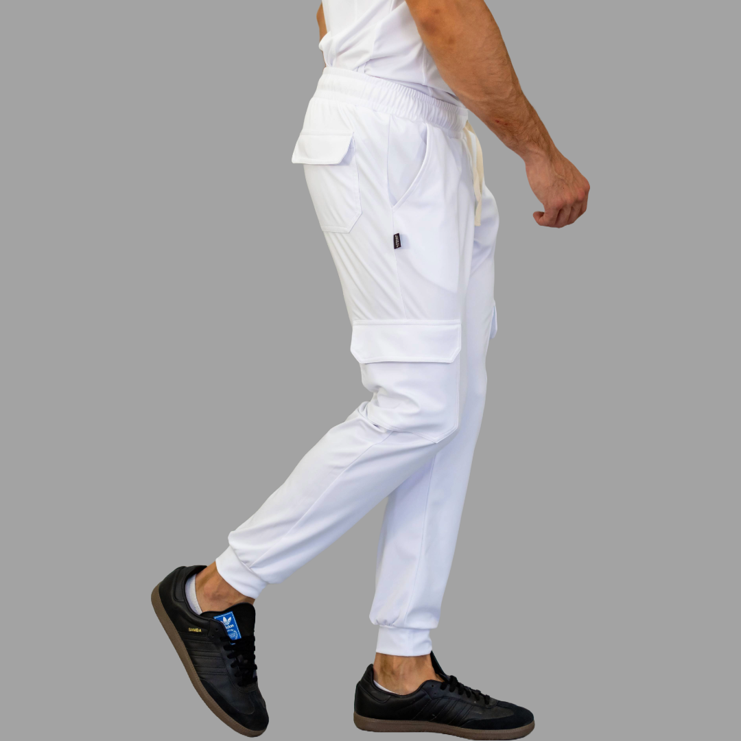 Men's Pants 910 White Super Stretch, Scrubs 910