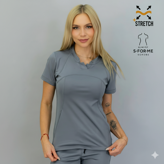 womens scrub tops