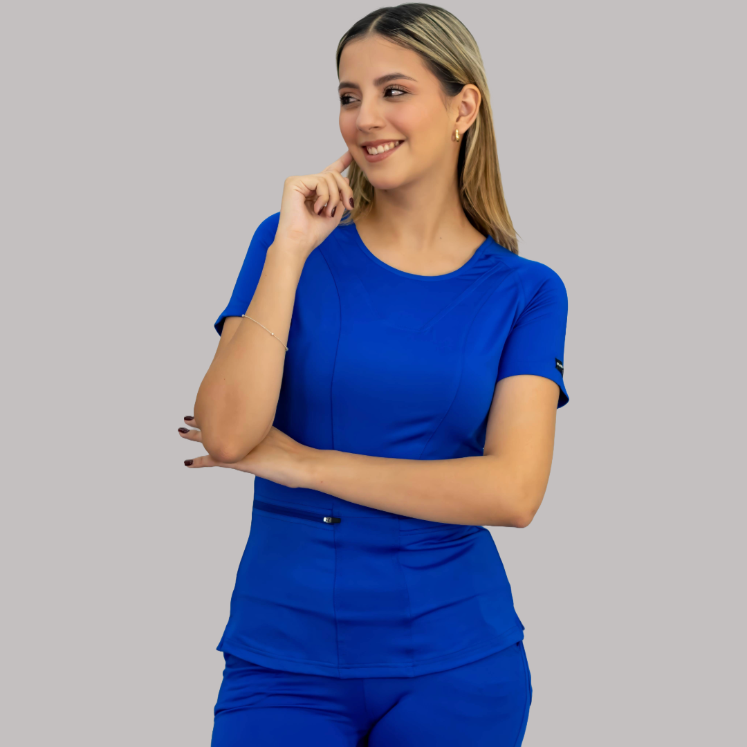 Women's Top 901 Royal Blue, Super Stretch Scrubs