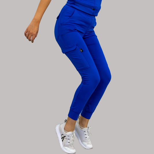 Women's Joggers Pants 901 Royal Blue, Super Stretch Scrubs