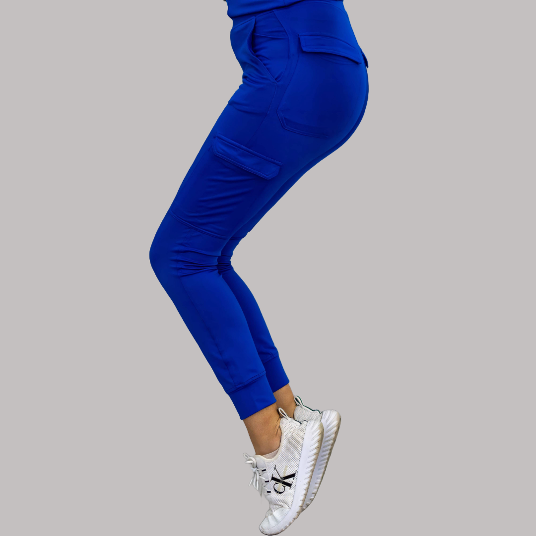 Women's Joggers Pants 901 Royal Blue, Super Stretch Scrubs