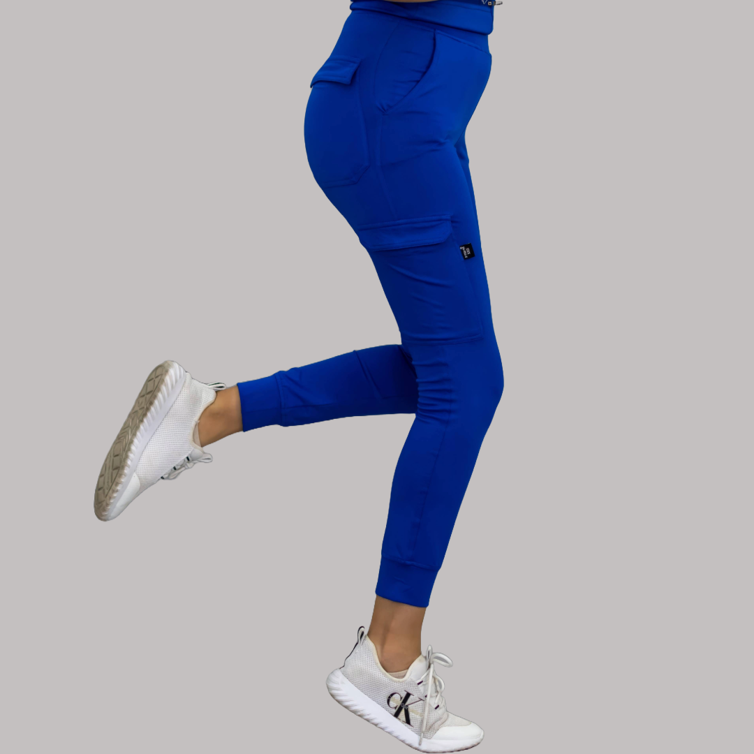 Women's Joggers Pants 901 Royal Blue, Super Stretch Scrubs