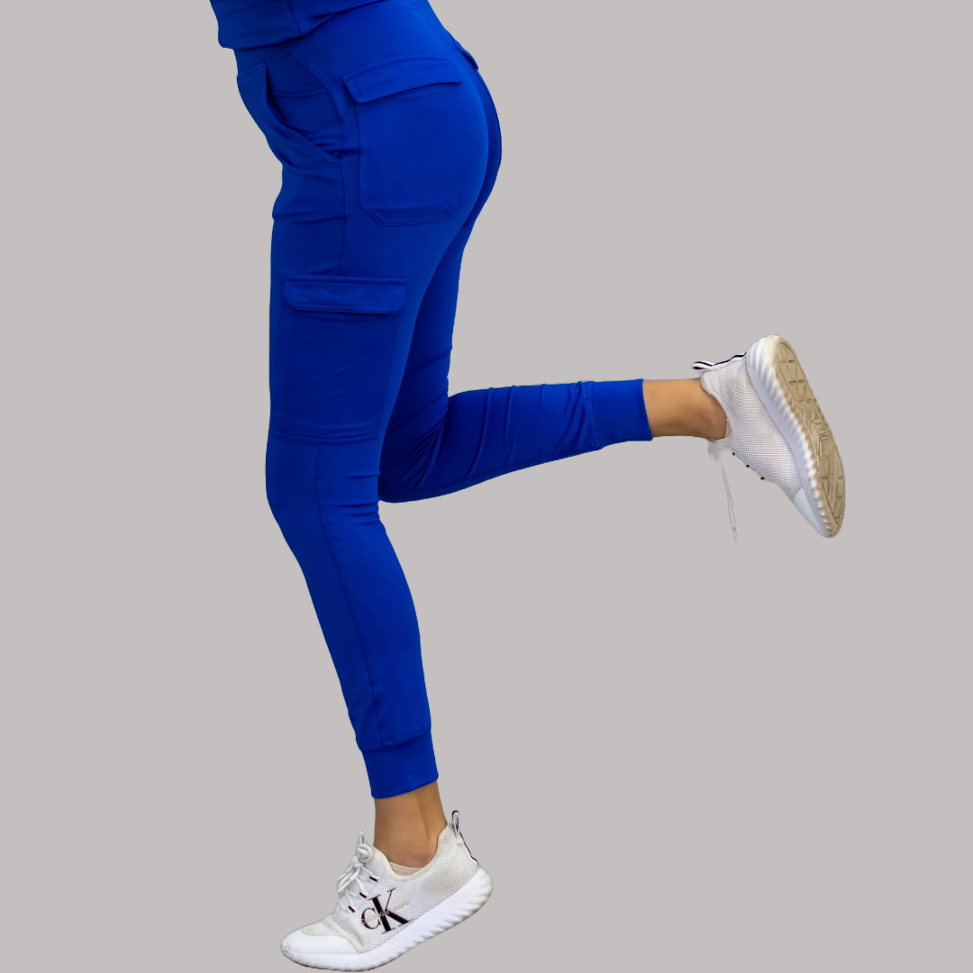 Women's Joggers Pants 901 Royal Blue, Super Stretch Scrubs