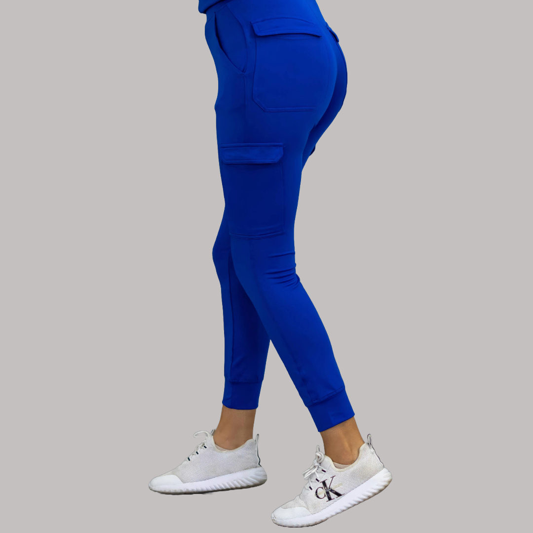 Women's Joggers Pants 901 Royal Blue, Super Stretch Scrubs