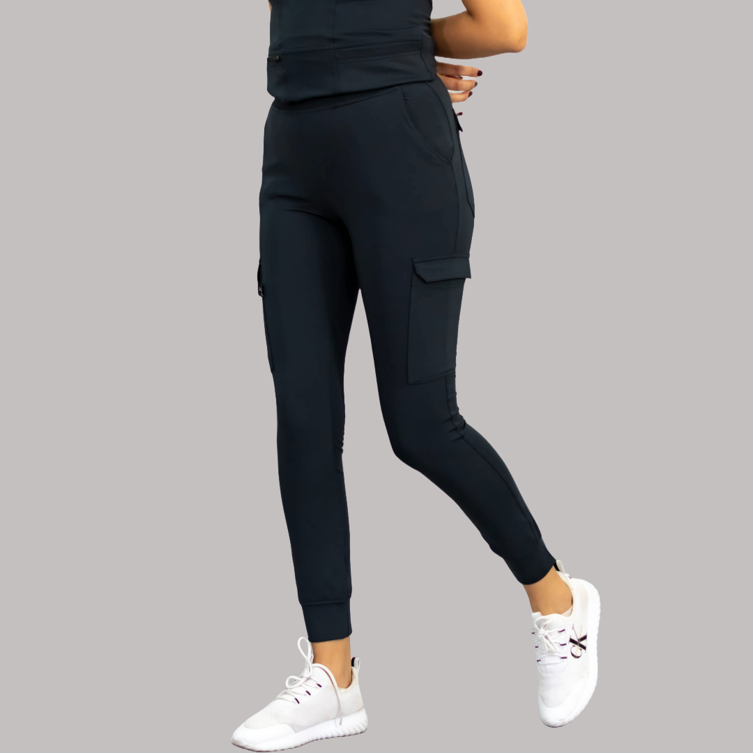 Women's Pants 901 Black, Super Stretch Scrubs