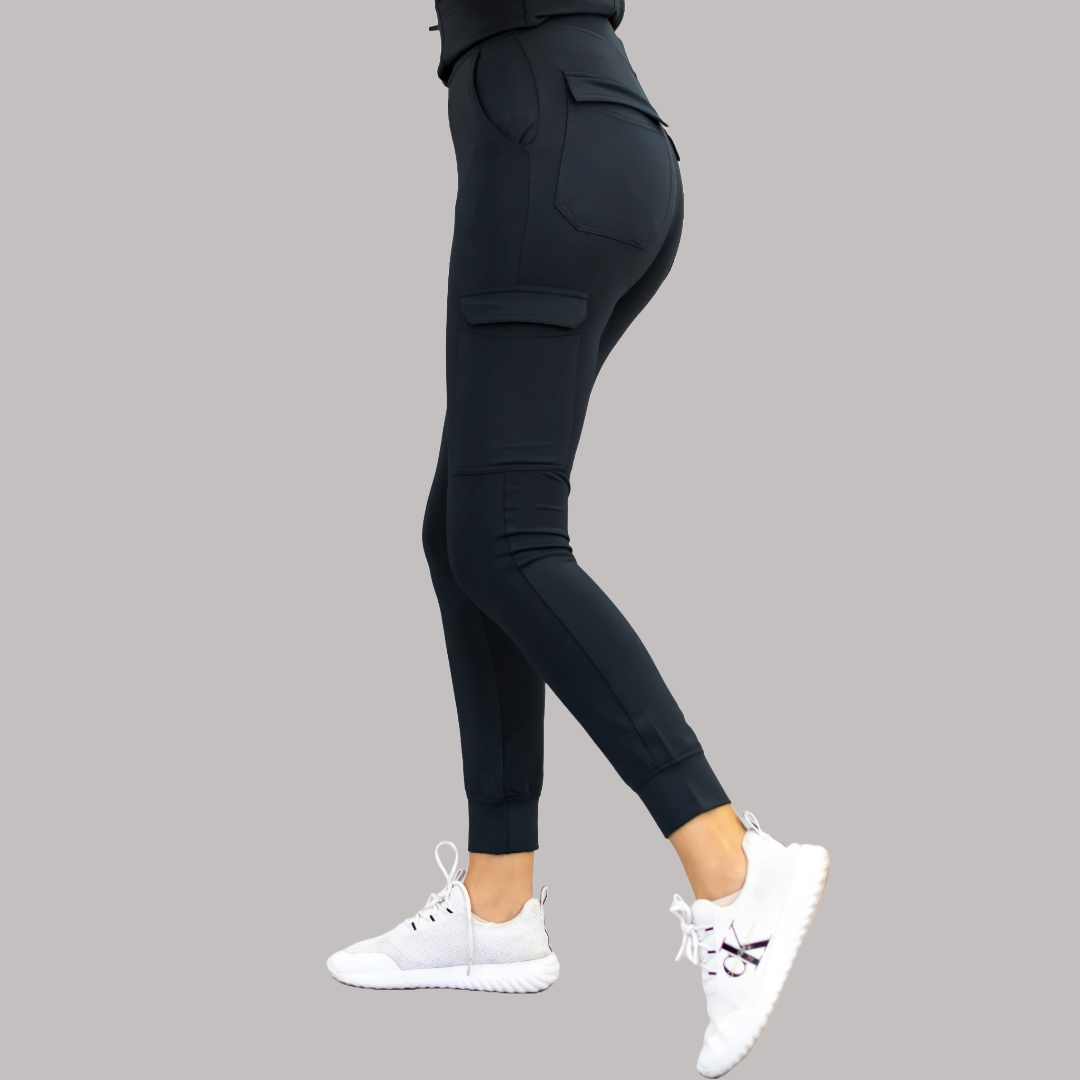 Women's Pants 901 Black, Super Stretch Scrubs