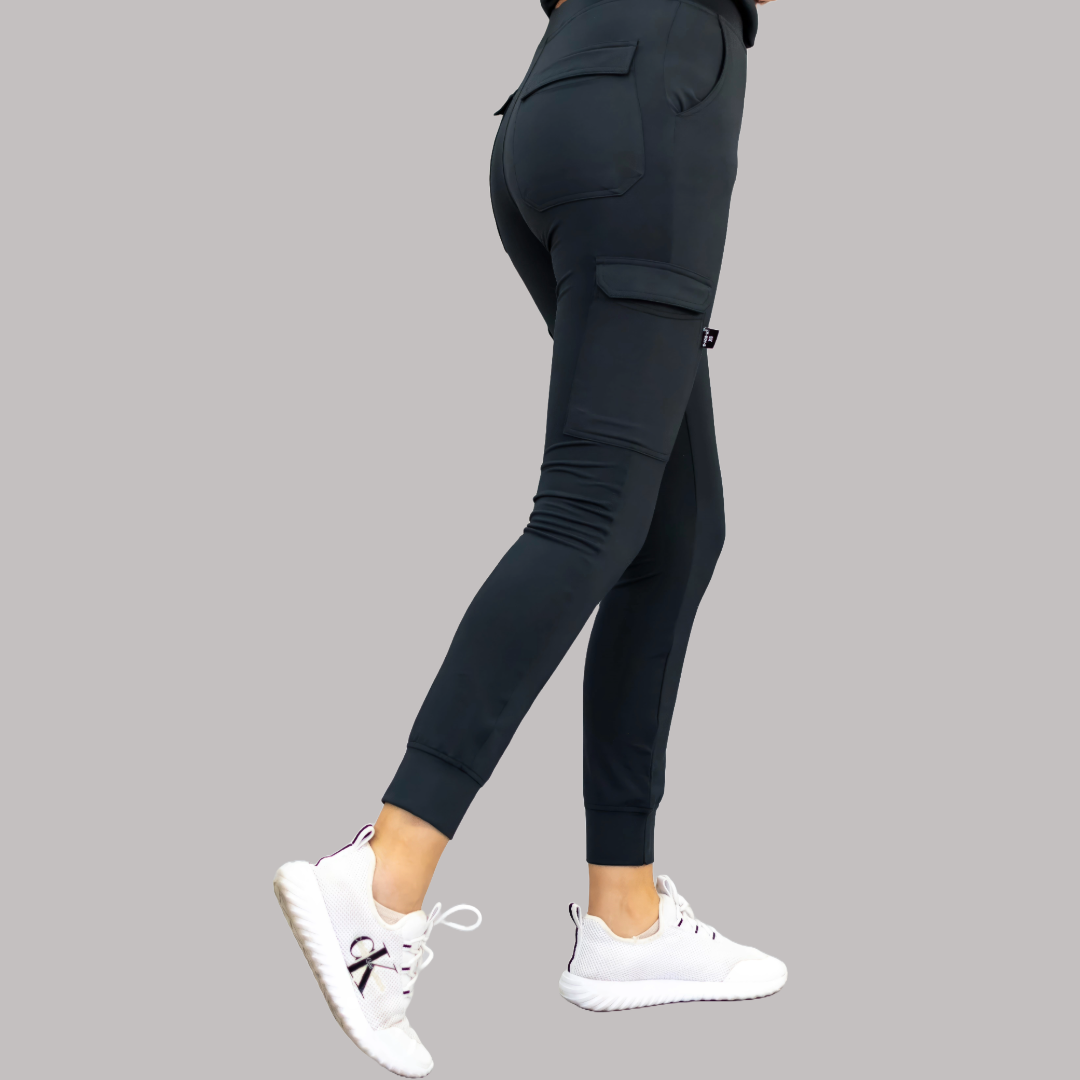 Women's Pants 901 Black, Super Stretch Scrubs
