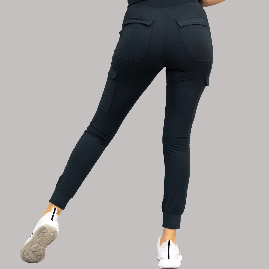 Women's Pants 901 Black, Super Stretch Scrubs