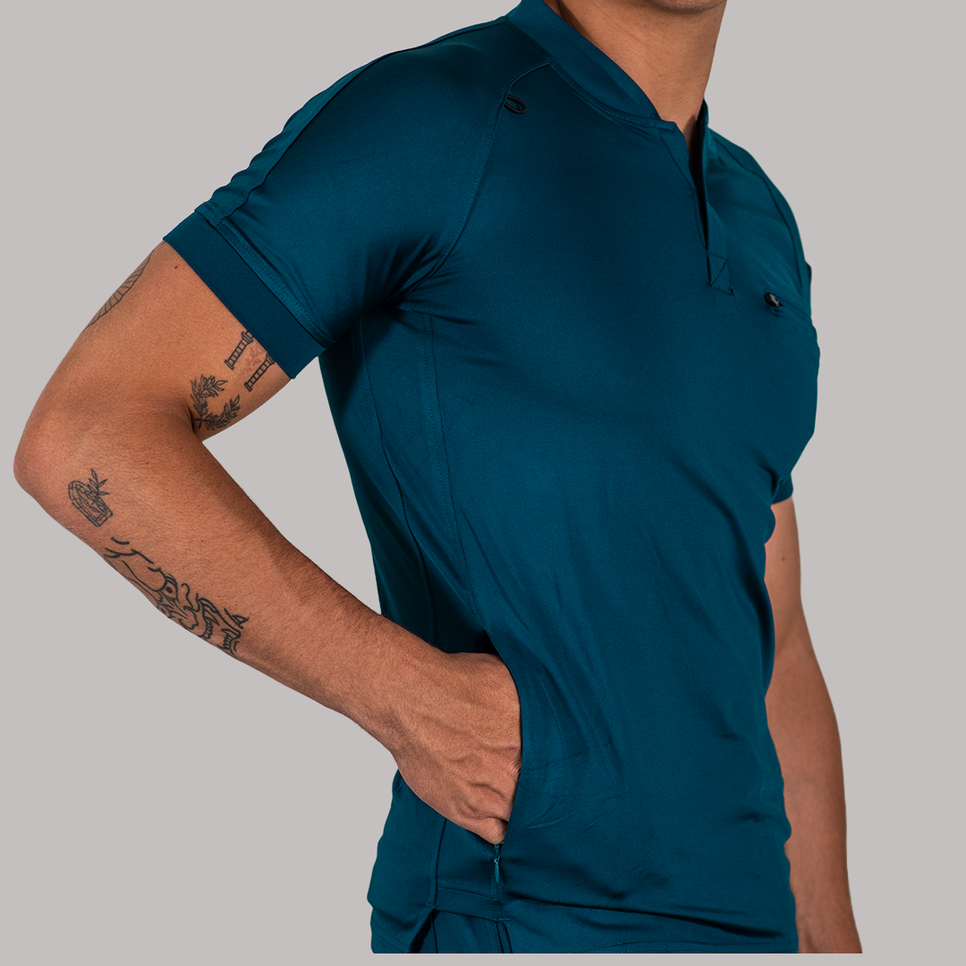 Men's Scrub Top 901 Corsair Blue, Scrubs 901