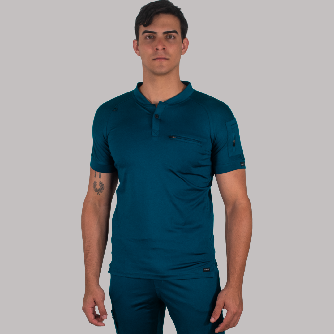 Men's Scrub Top 901 Corsair Blue, Scrubs 901