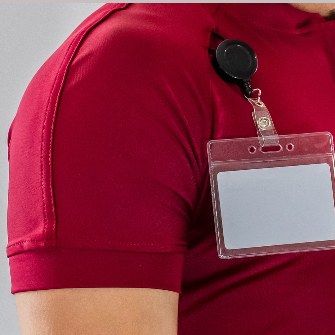 Men's Top 901 Burgundy Super Stretch, Scrubs 901