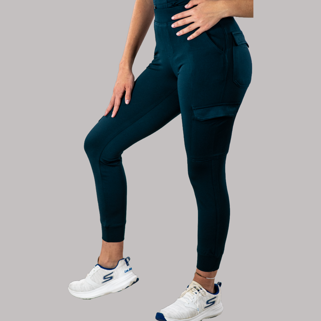 Women's Scrubs Jogger Pants 901 Bottle Green