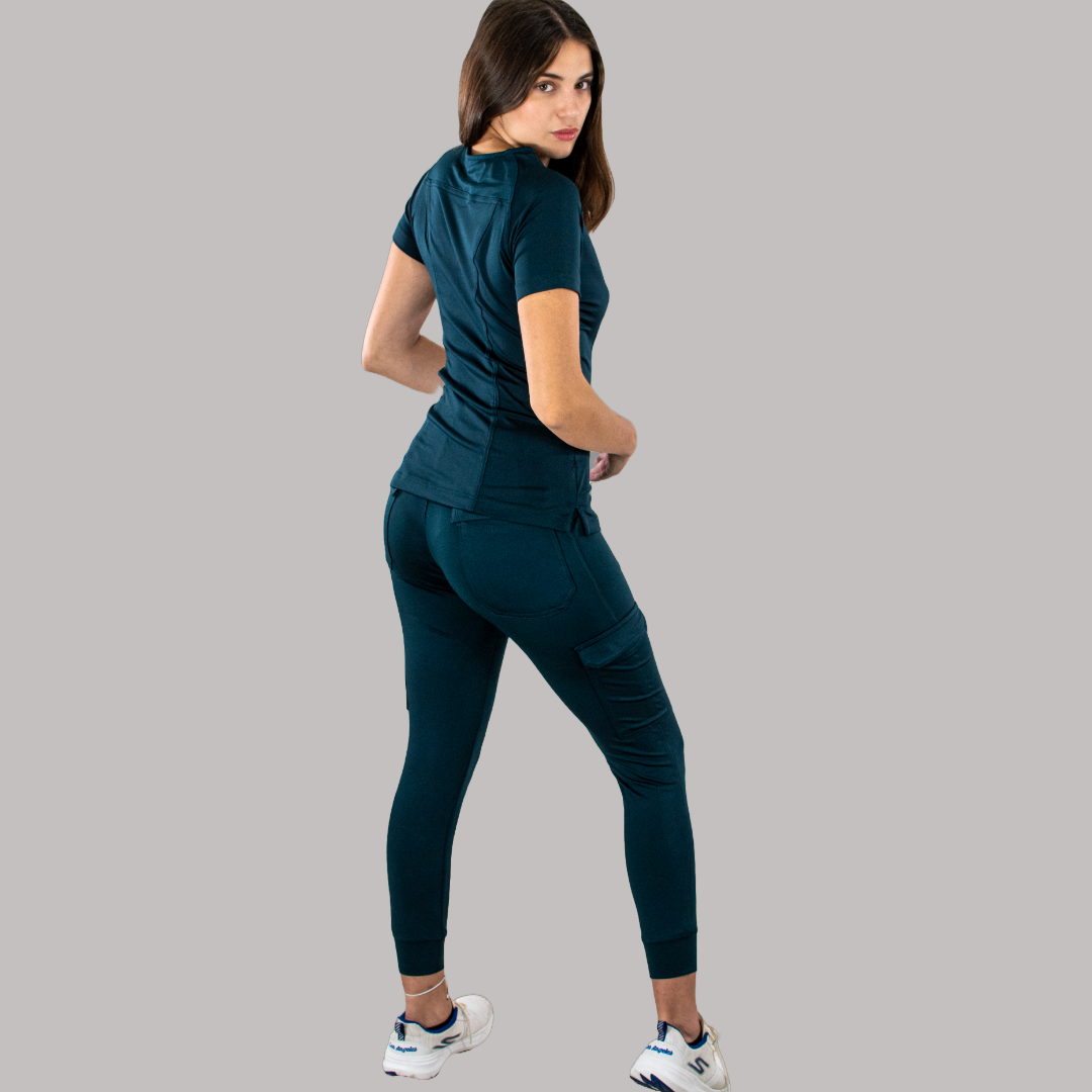 Women's Scrubs Jogger Pants 901 Bottle Green