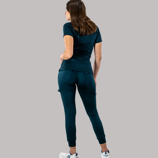 Women's Scrubs Jogger Pants 901 Bottle Green