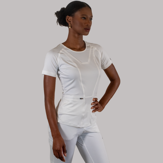 Women's Scrub Top 901 White