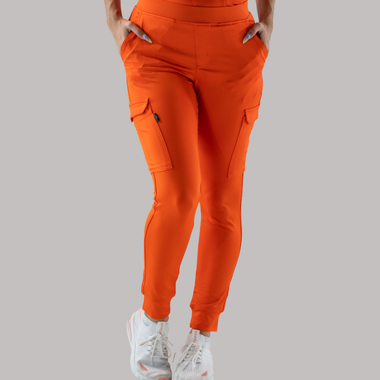 Women's Scrub Jogger Pants 901 Flame