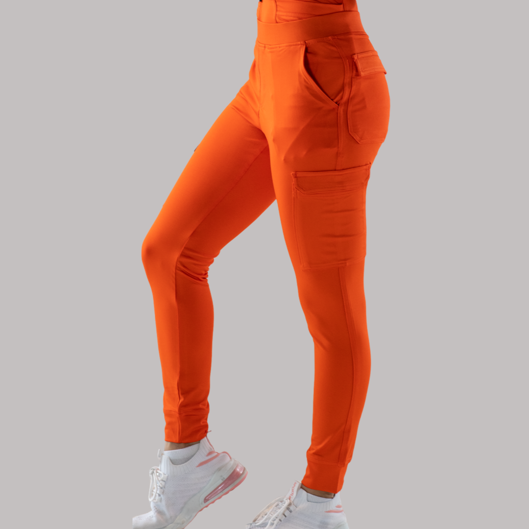 Women's Scrub Jogger Pants 901 Flame