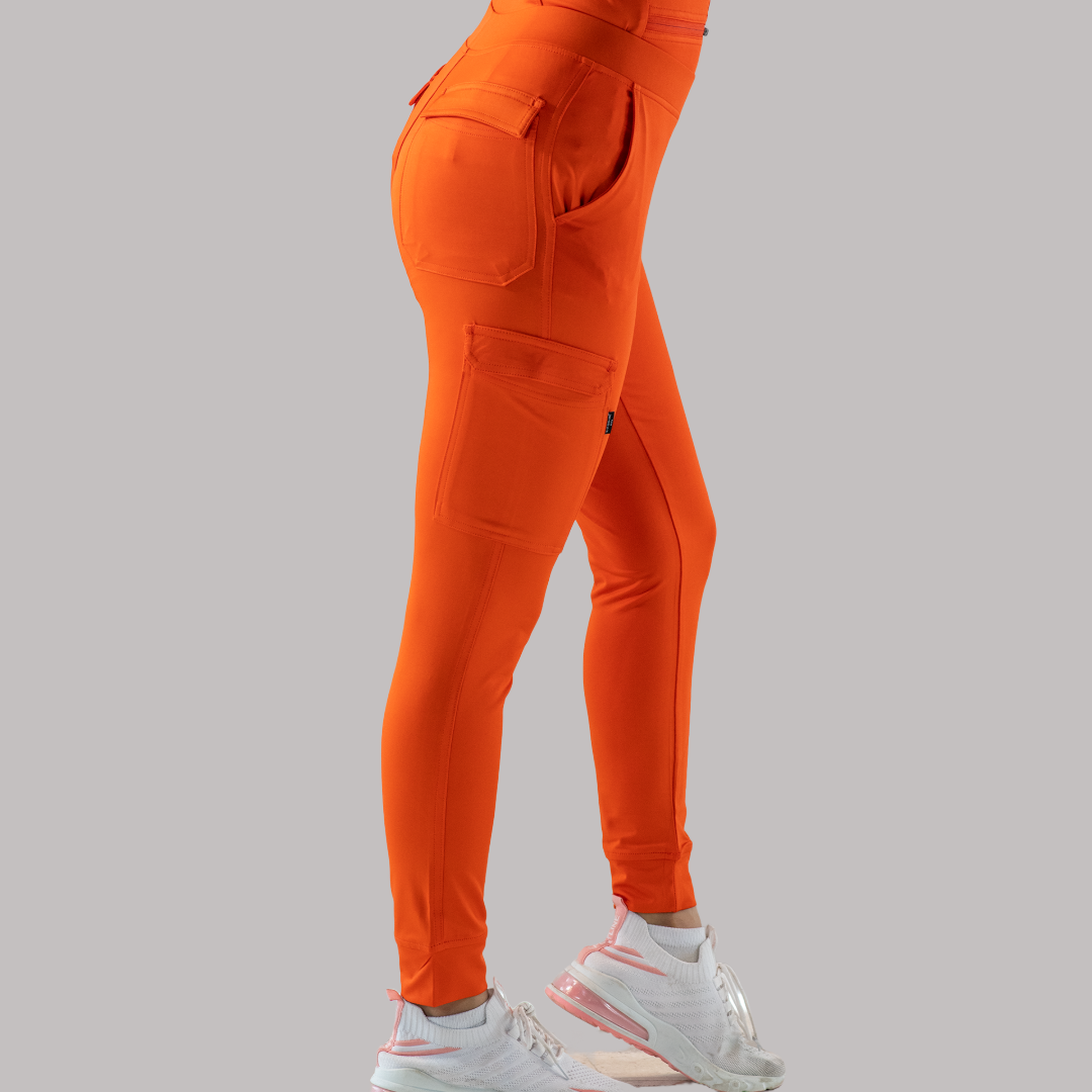 Women's Scrub Jogger Pants 901 Flame