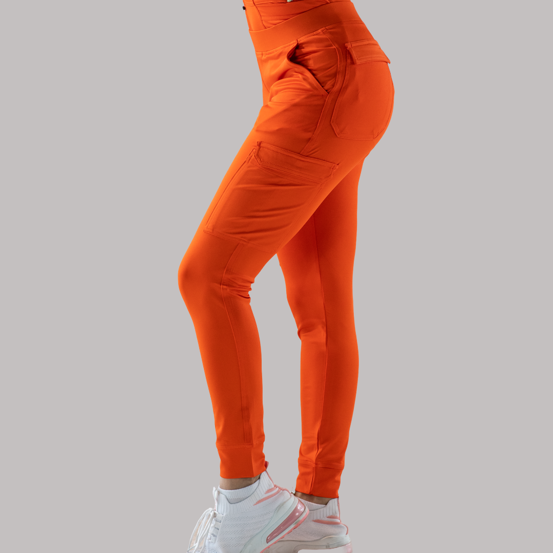 Women's Scrub Jogger Pants 901 Flame