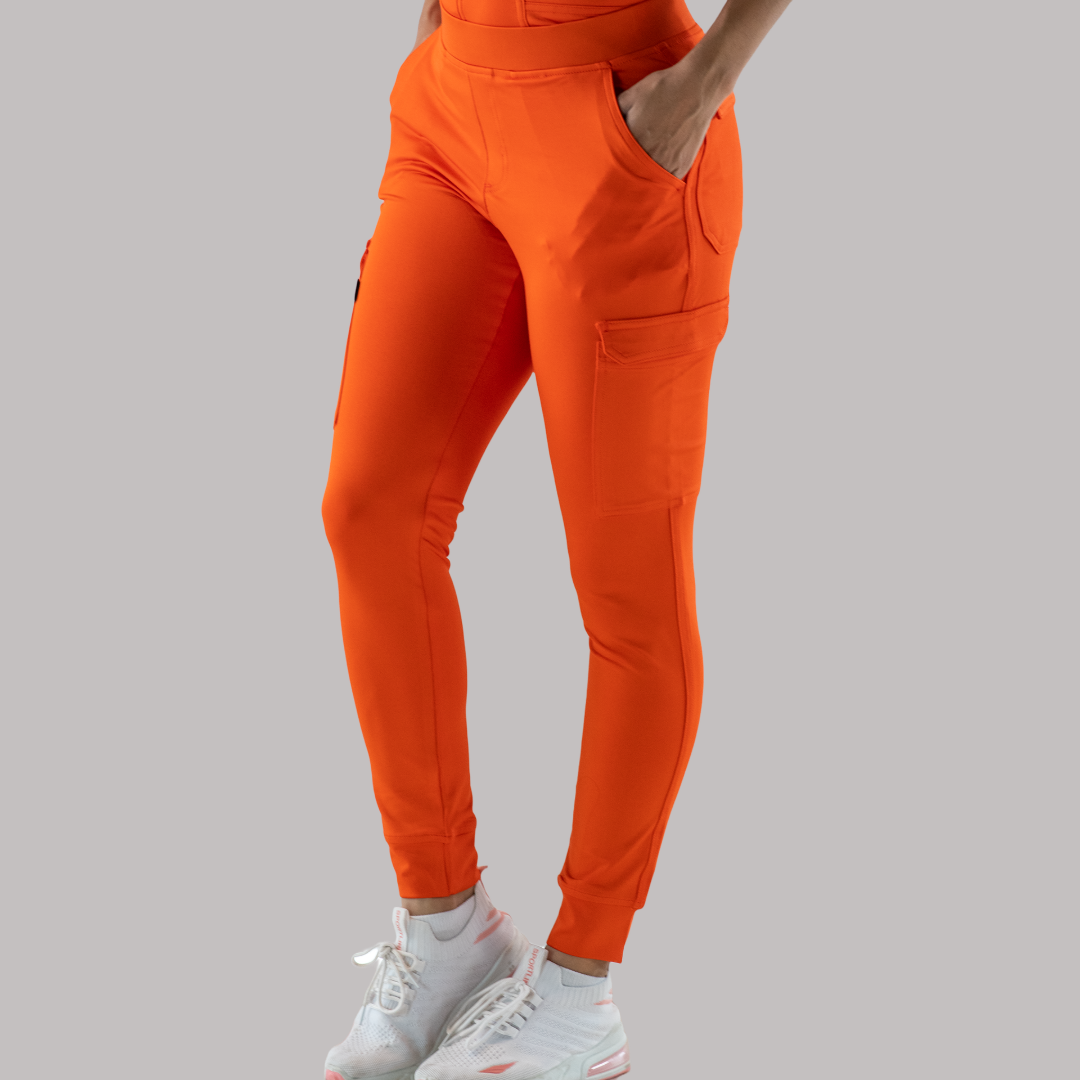 Women's Scrub Jogger Pants 901 Flame