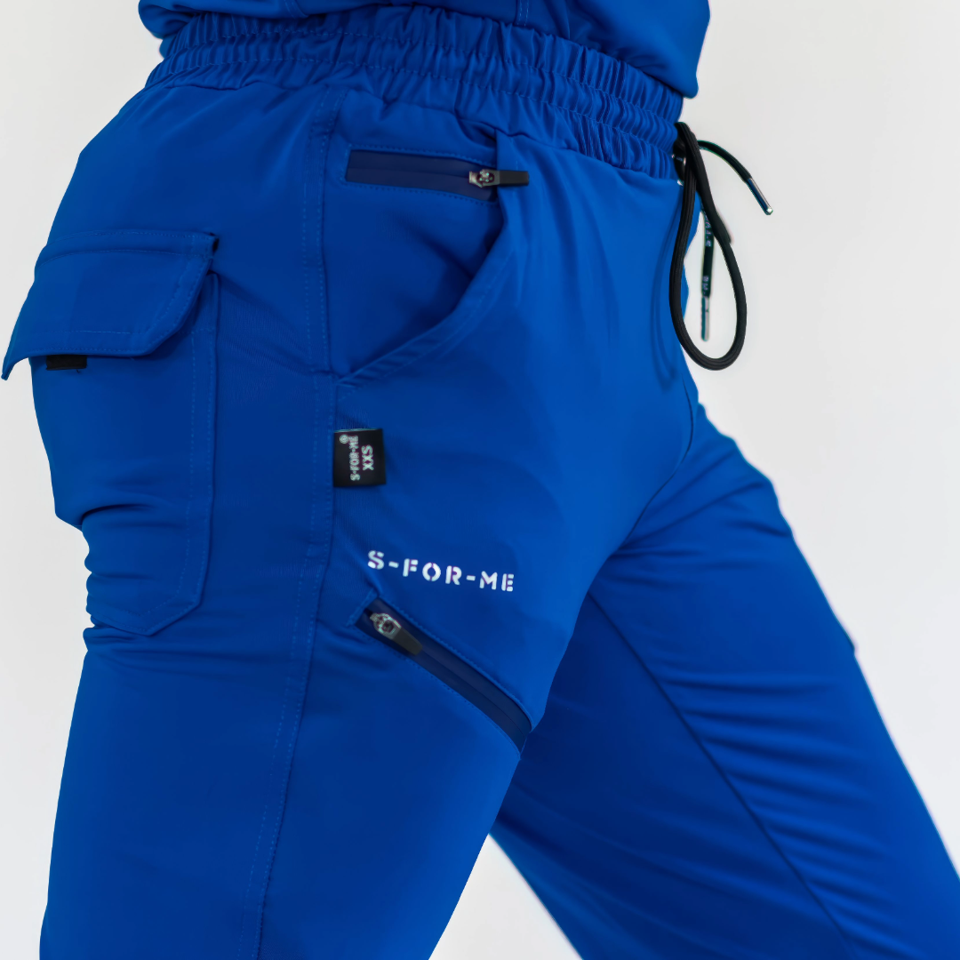Men's Jogger 905 Royal Blue, Scrubs Super Stretch