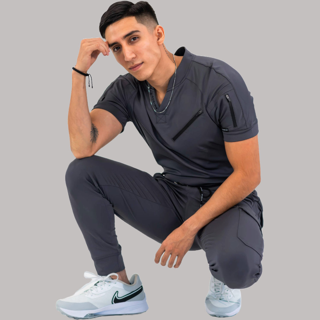Men's Jogger 905 Oxford Gray, Scrubs Super Stretch
