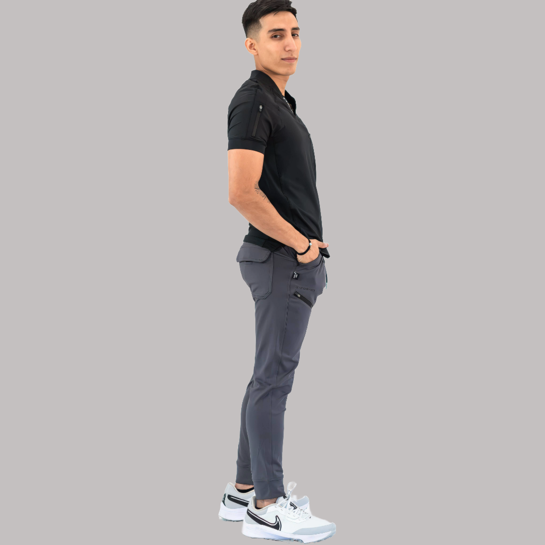 Men's Jogger 905 Oxford Gray, Scrubs Super Stretch