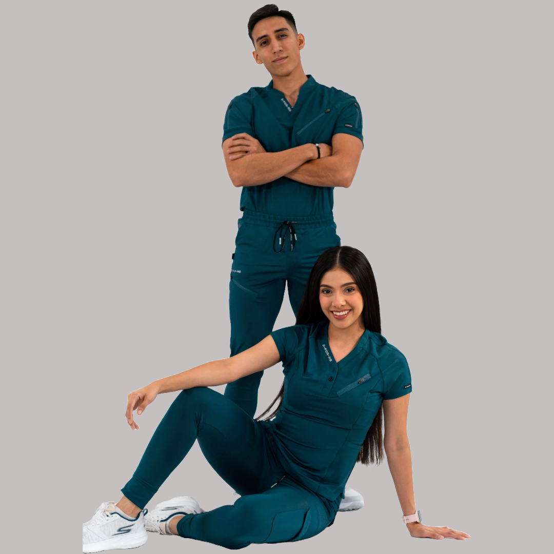 Men's Jogger 905 Carribean Blue, Scrubs Super Stretch