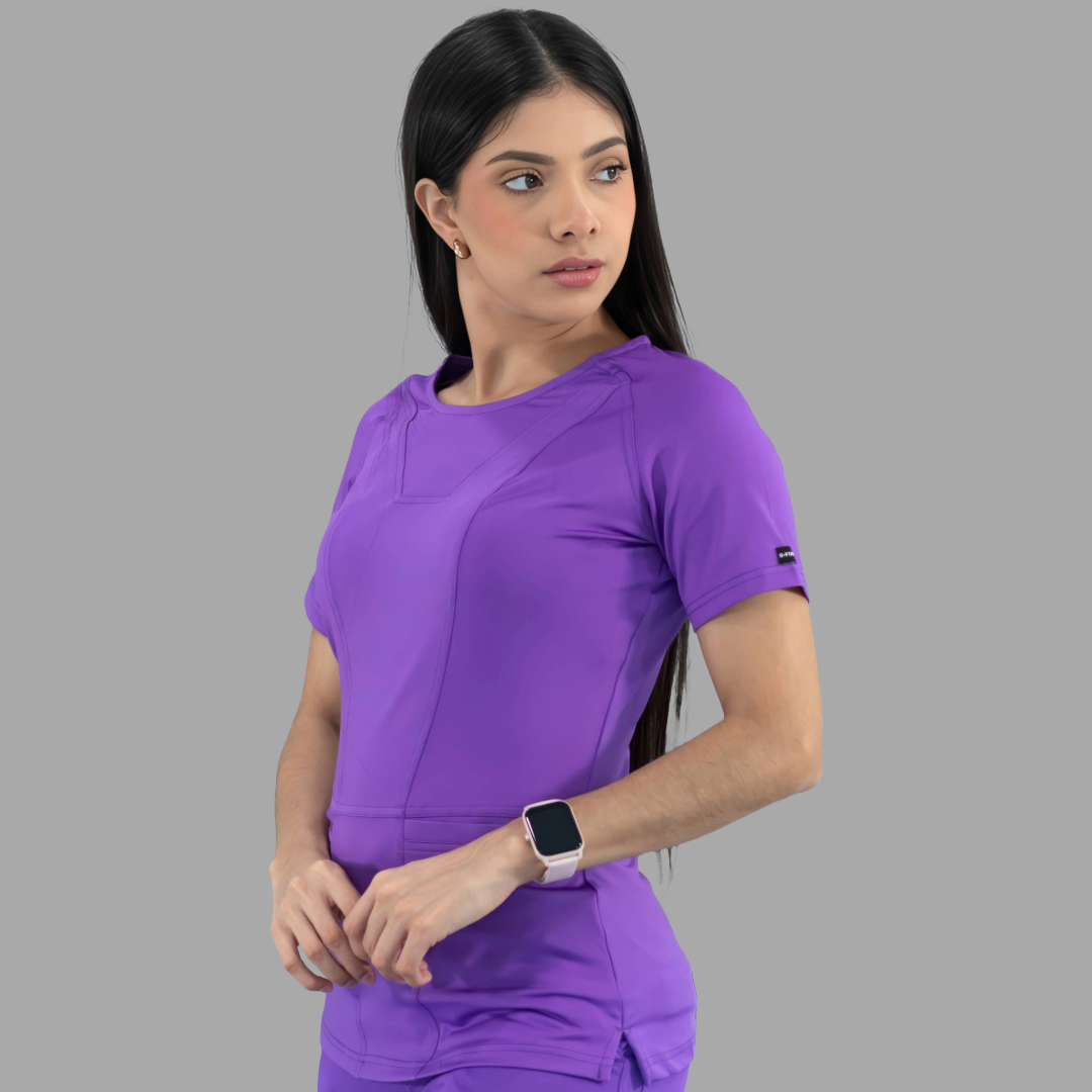Women's Top 901 Purple, Super Stretch Scrubs