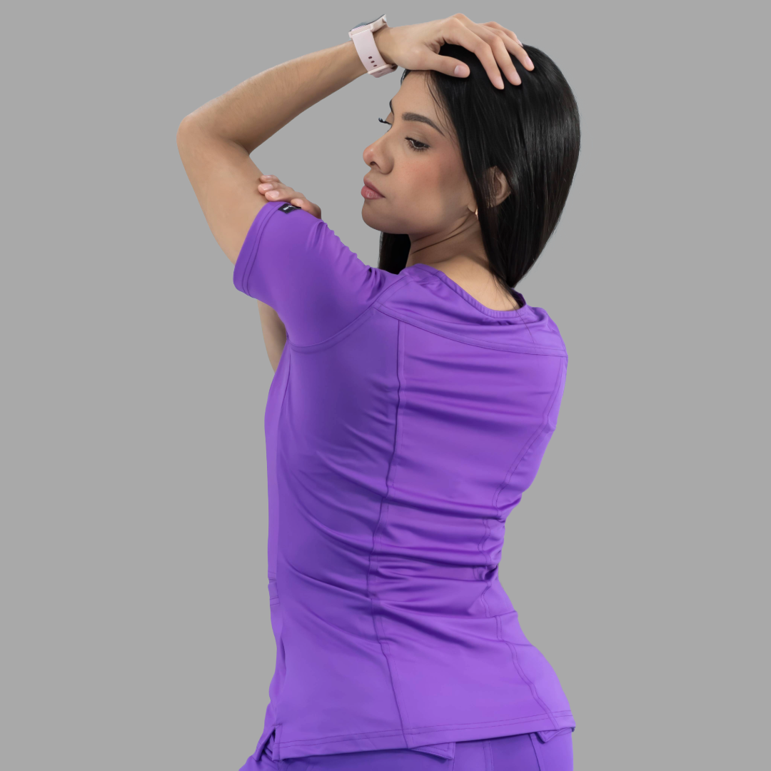 Women's Top 901 Purple, Super Stretch Scrubs